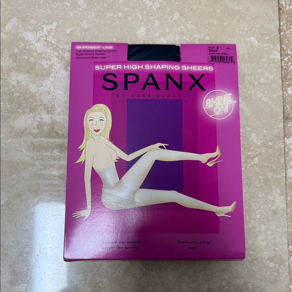 SPANX Super High Shaping Sheers in Purple and Pink